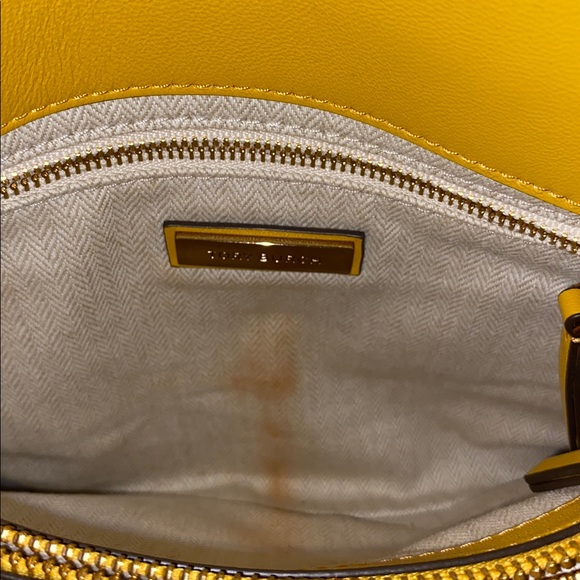 Tory Burch Mustard Quilted Shoulder Bag - Picture 6 of 6
